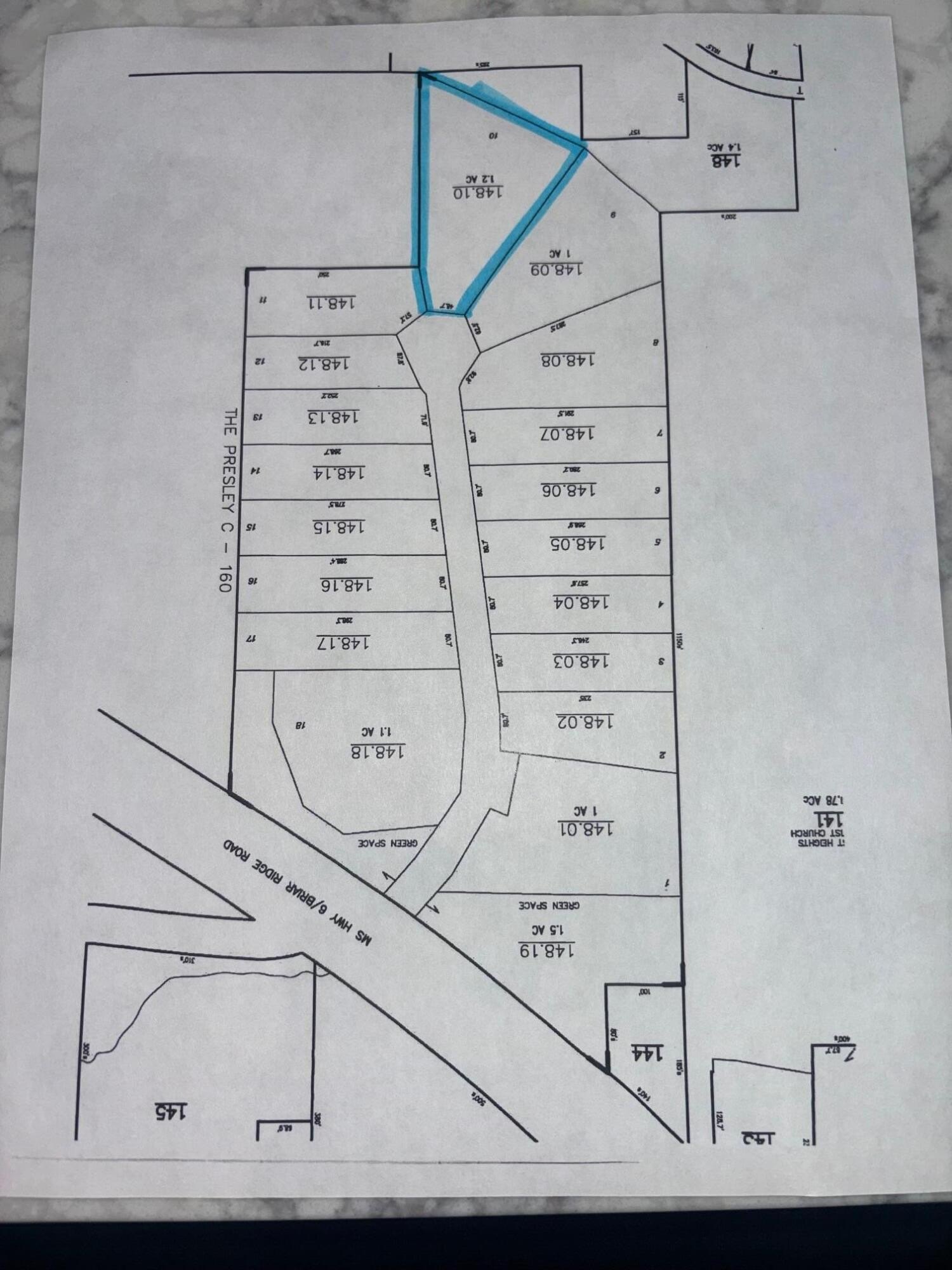 Single Family - Lot 10 Whitley Lane, Tupelo, MS