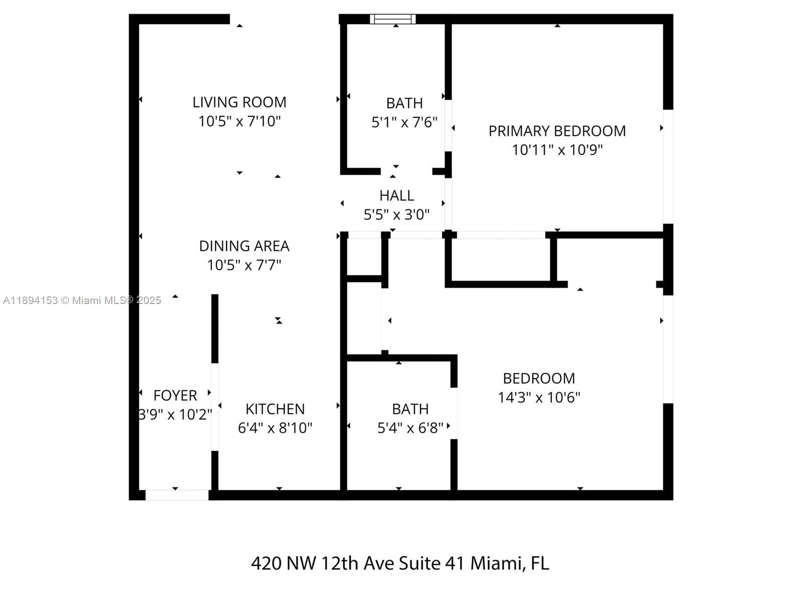 Condo 2BR 2BA - 420 NW 12th Ave, Miami, FL