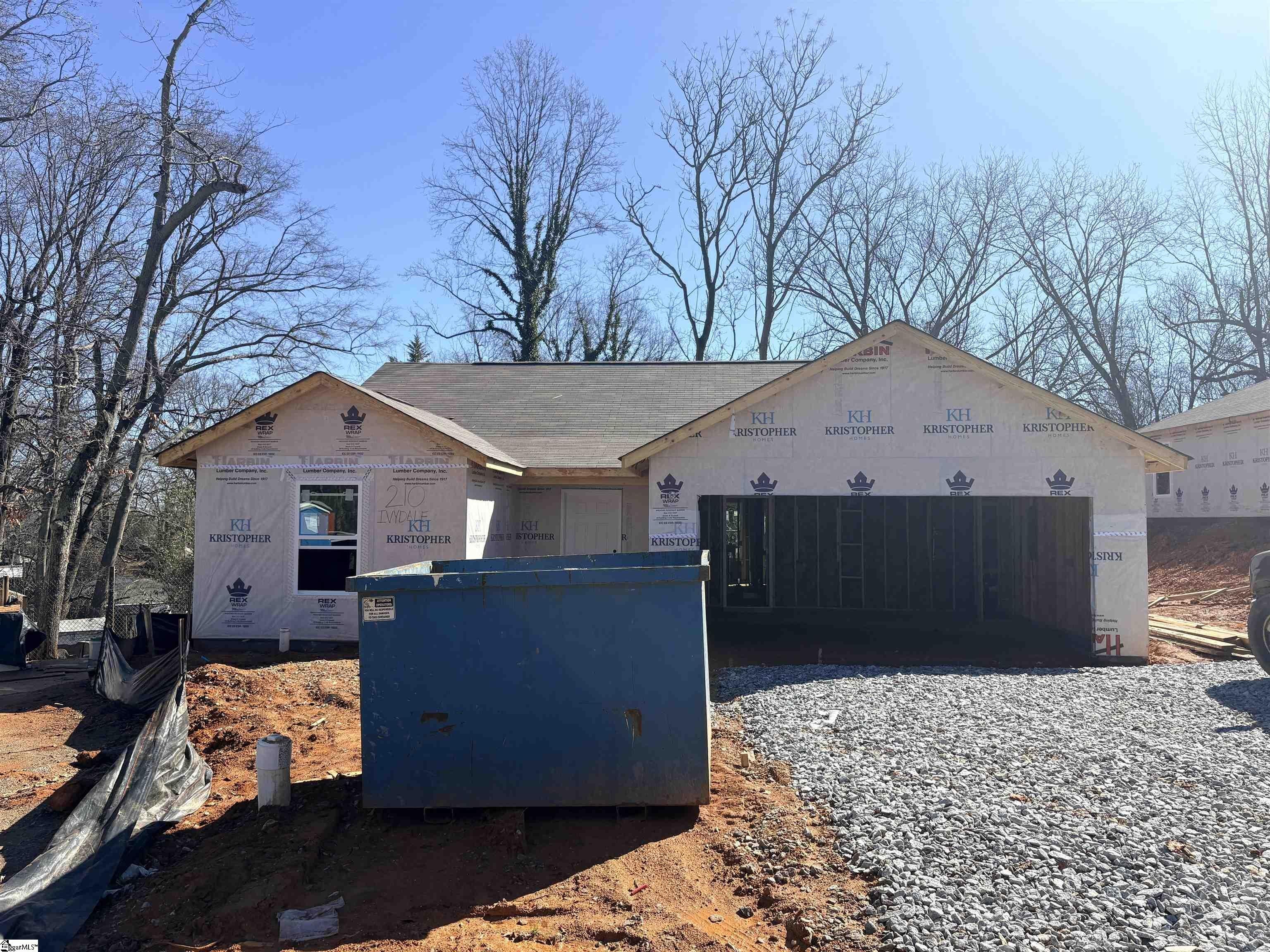 Single Family 3BR 2BA - 210 Ivydale Drive lot: 3, Greenville, SC