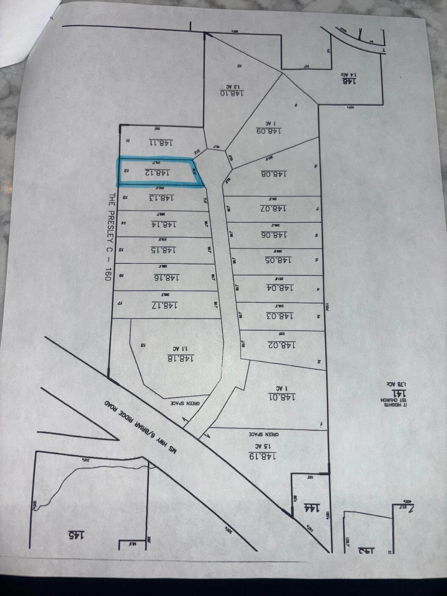 Single Family - Lot 12 Whitley Ln., Tupelo, MS