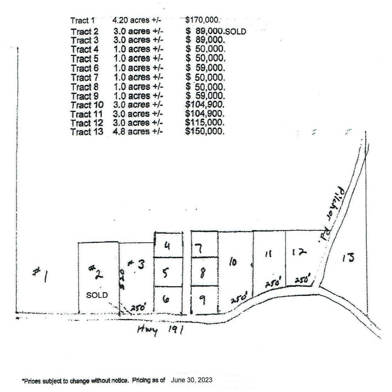 0 Hwy 191 N of Toledo Town  