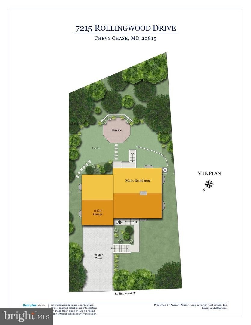 Single Family 5BR 4BA - 7215 ROLLINGWOOD DR, CHEVY CHASE, MD