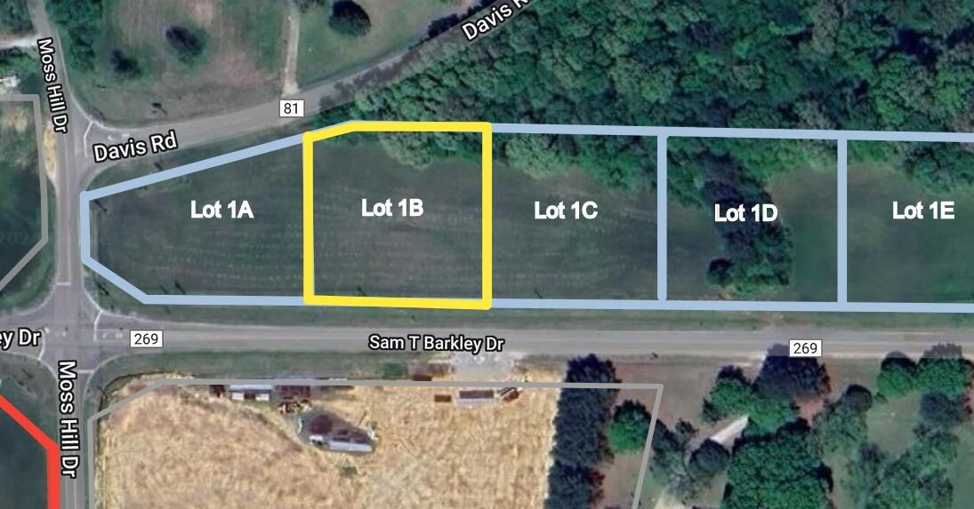 Single Family - Lot 1B Sam T Barkley Dr., New Albany, MS
