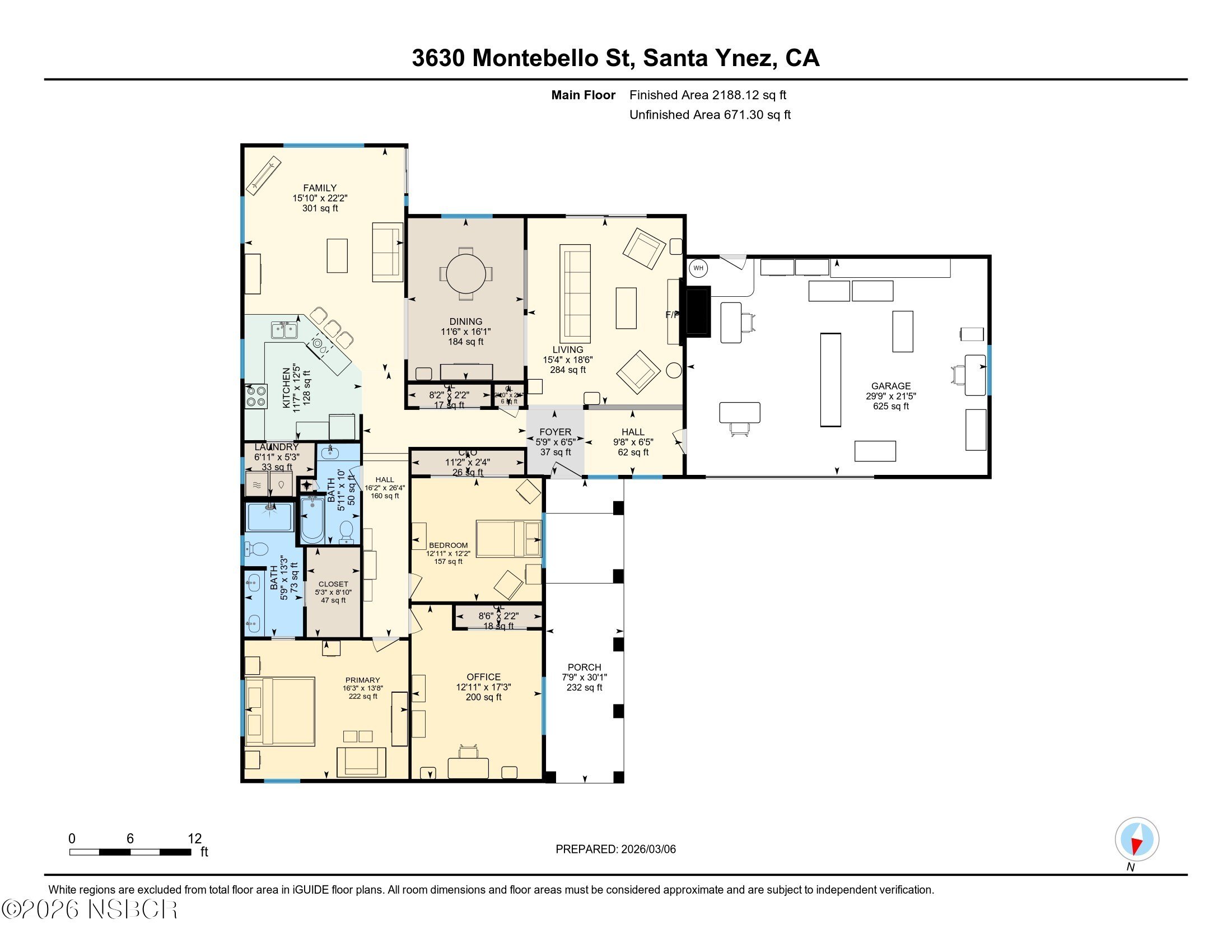 Single Family 3BR 2BA - 3630 Montebello Street, SANTA YNEZ, CA