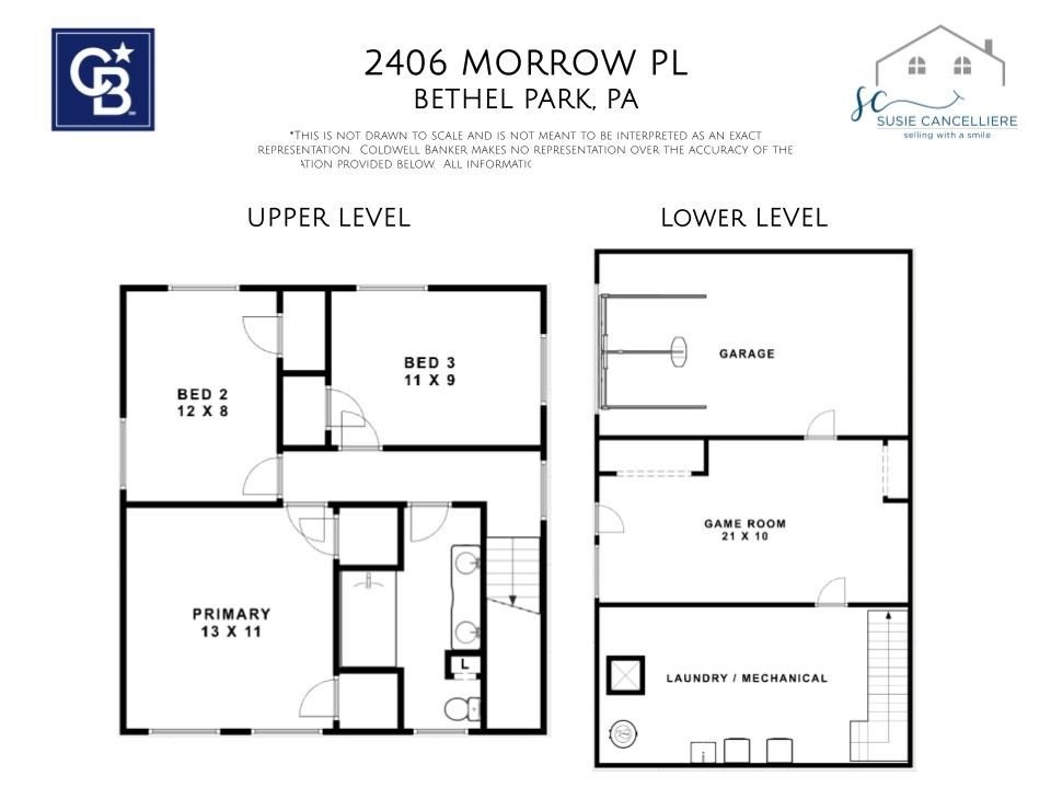 Single Family 4BR 2BA - 2406 Morrow Pl, Bethel Park, PA