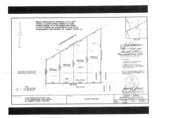 Other - Parcel B 1 HIGHWAY 21 lot: B 1, Bush, LA