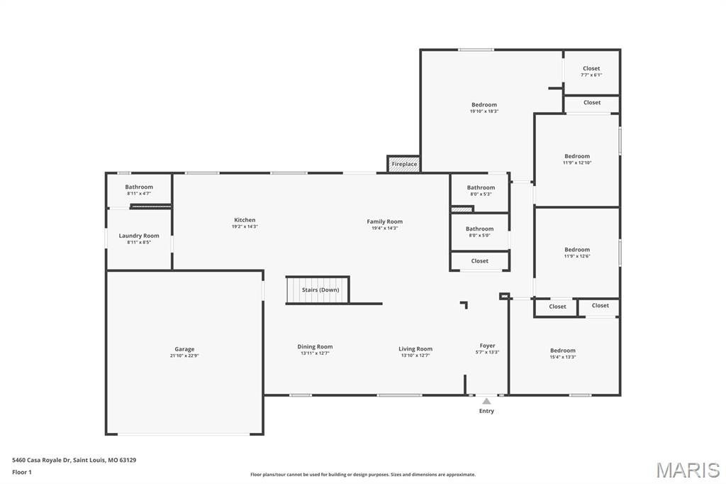 Single Family 4BR 4BA - 5460 Casa Royale Drive, St Louis, MO