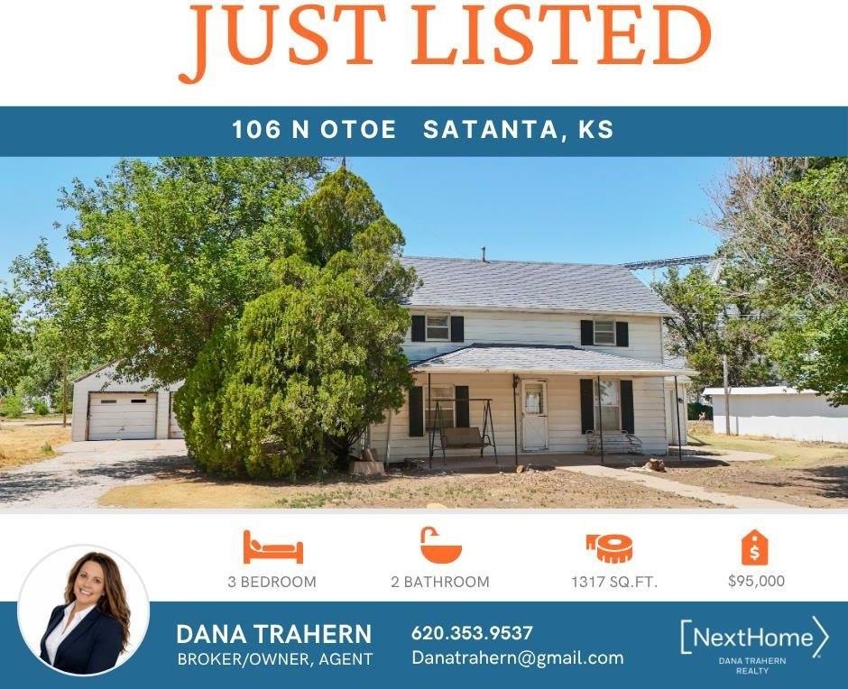 Single Family 3BR 2BA - 106 North Otoe Street, Satanta, KS