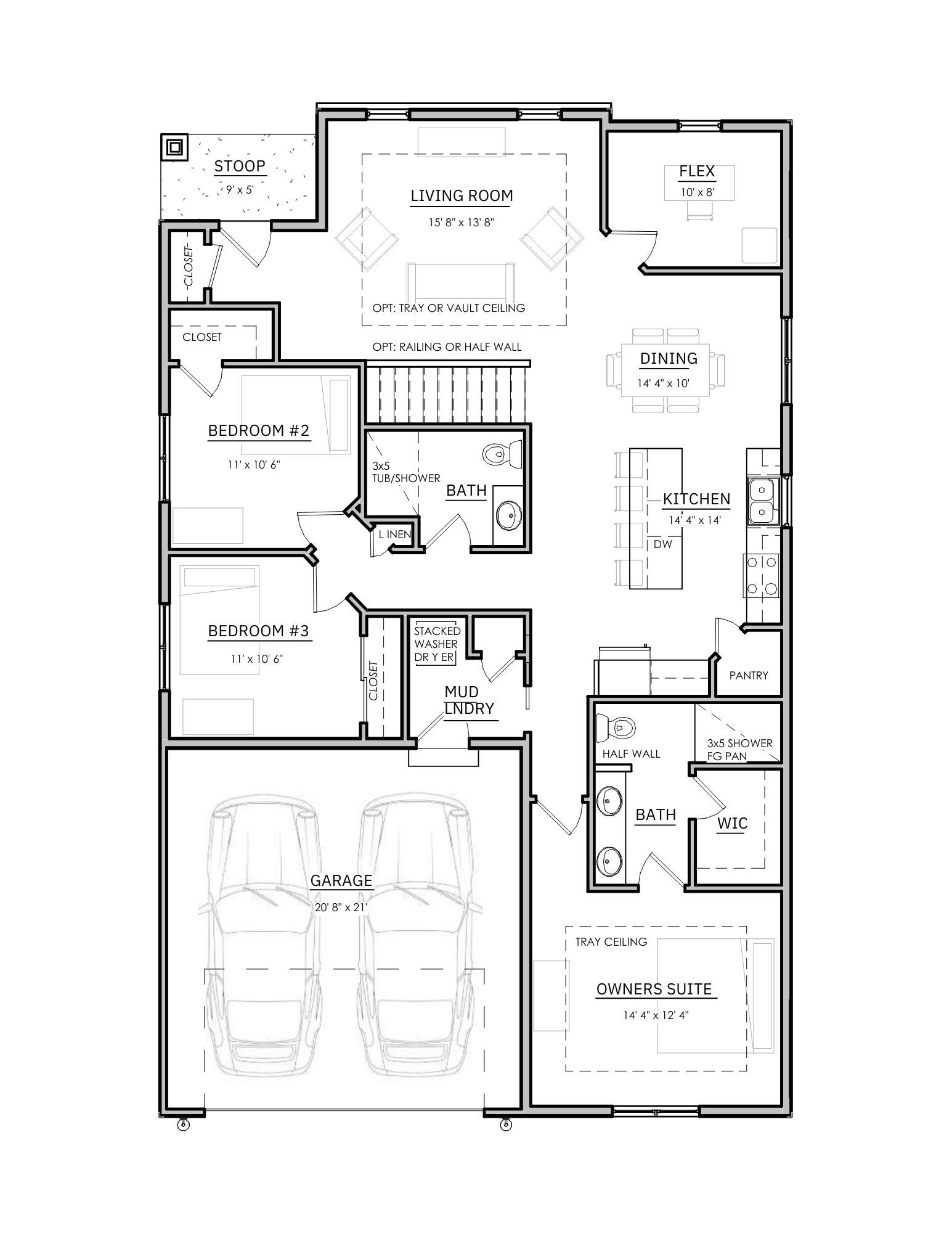 Single Family 3BR 2BA - E Cheryl Parkway lot: 16, Fitchburg, WI