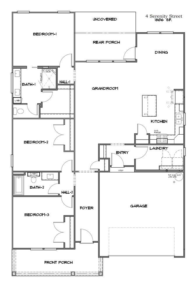Single Family 3BR 2BA - 4 Serenity, Eufaula, AL