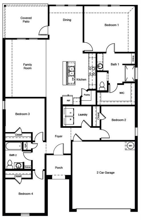 Single Family 4BR 2BA - 2225 JOHNNY CASH Drive, Fort Worth, TX