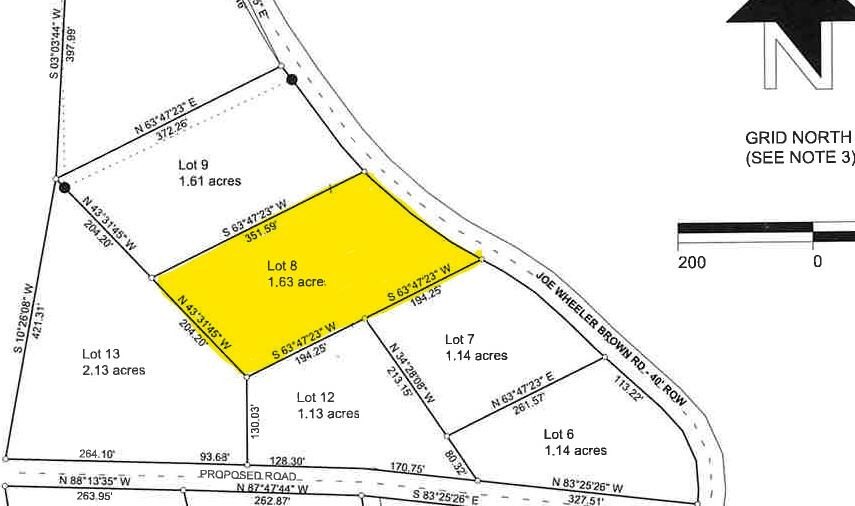 Single Family - Lot 8 Joe Wheeler Brown Rd, Fulton, MS