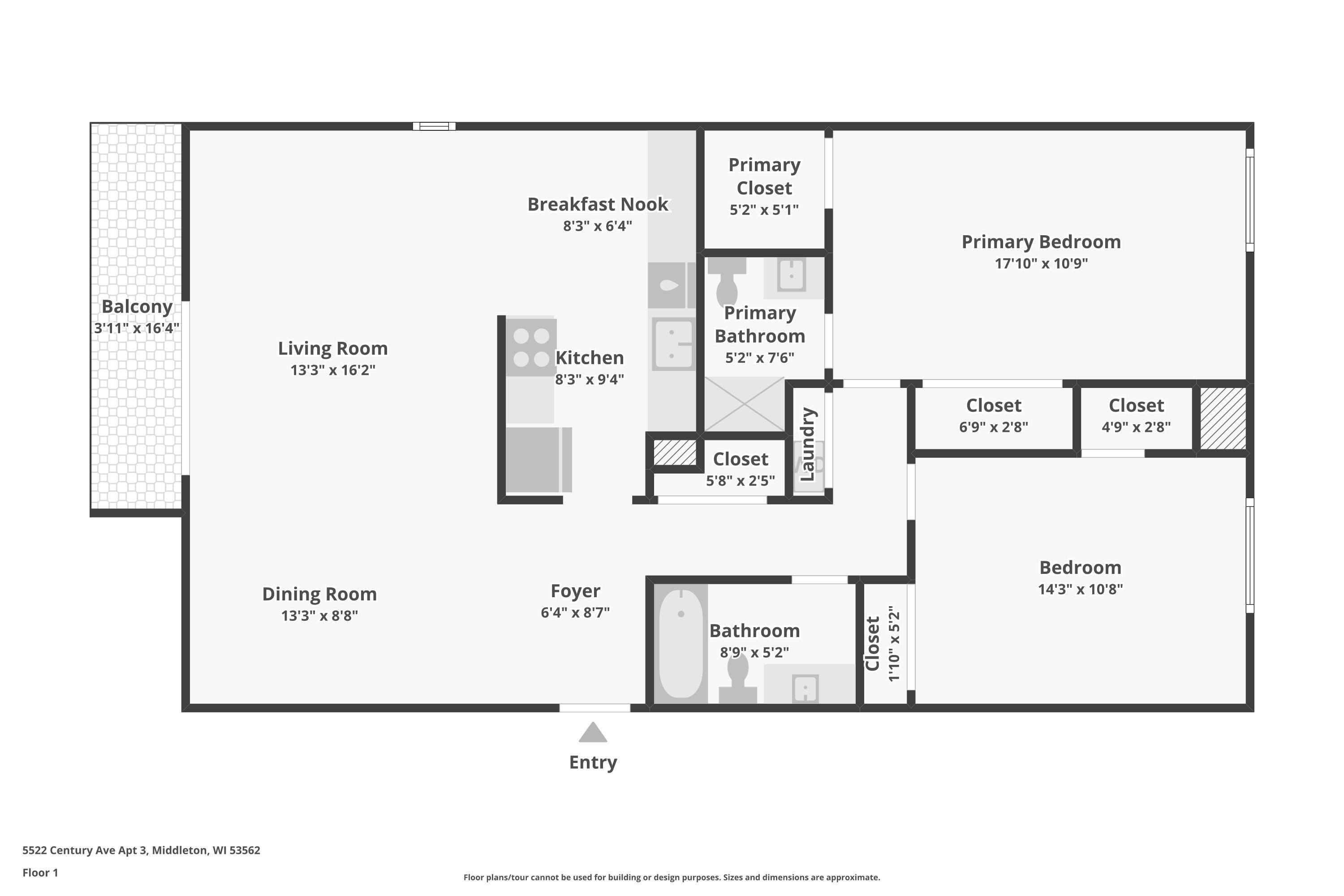 Condo 2BR 2BA - 5522 Century Avenue, Middleton, WI