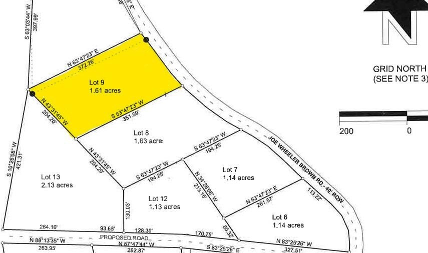 Single Family - Lot 9 Joe Wheeler Brown Rd, Fairview, MS