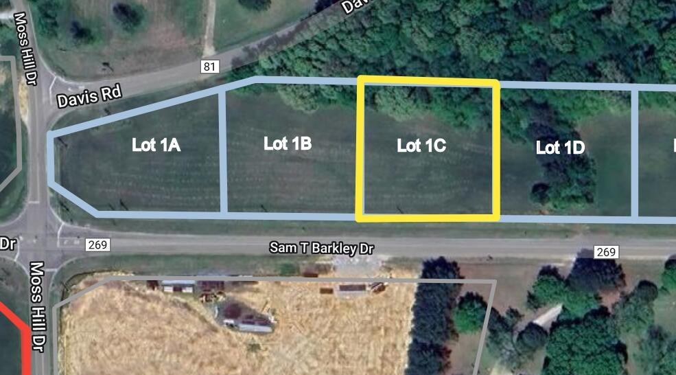 Single Family - Lot 1C Sam T Barkley Dr., New Albany, MS