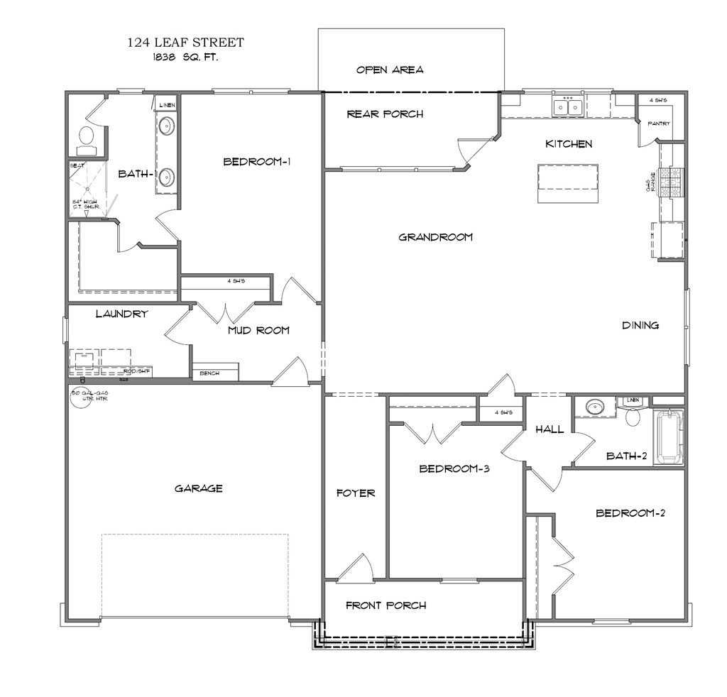 Single Family 3BR 2BA - 124 Leaf, Midland City, AL