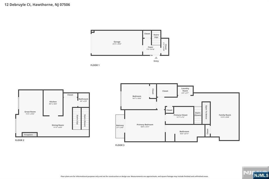 Single Family 2BR 3BA - 12 Debruyle Court 806, Hawthorne, NJ