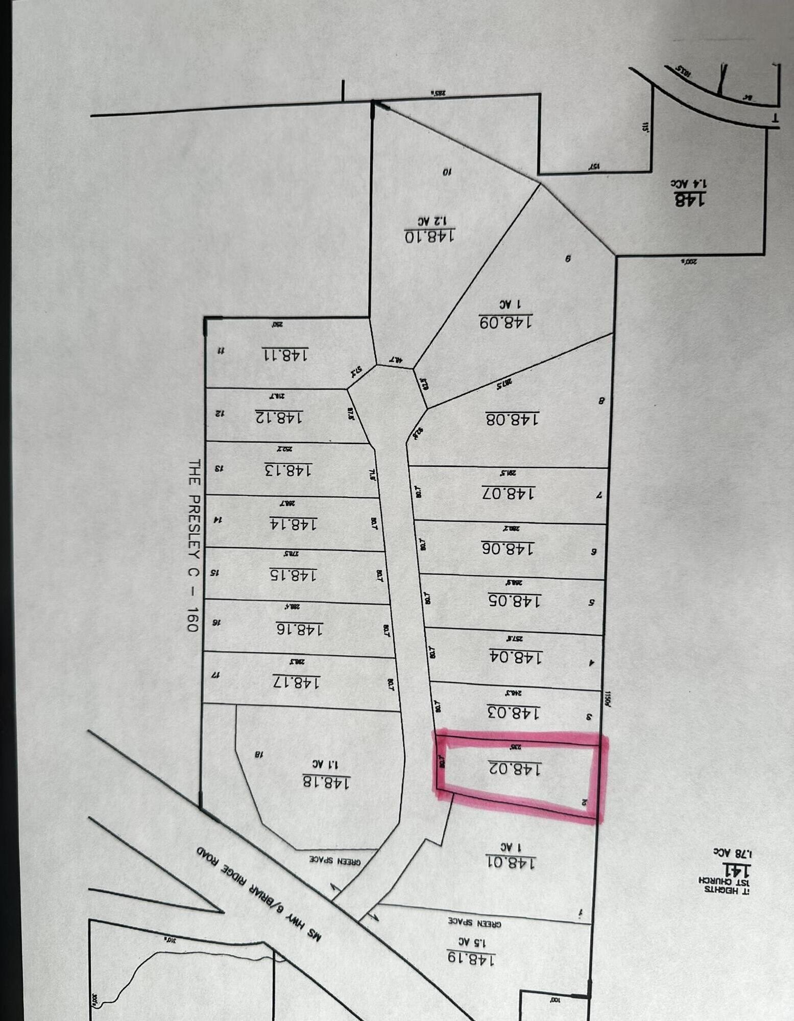 Single Family - Lot 2 Whitley Lane, Tupelo, MS