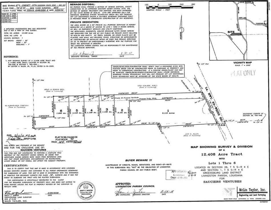 Other - John Monroe 1.143 Ac Lane, Walker, LA