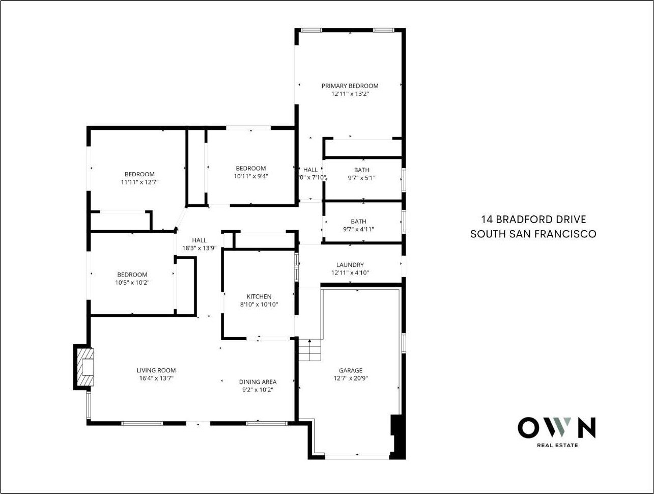 Single Family 4BR 2BA - 14 Bradford DR, SOUTH SAN FRANCISCO, CA