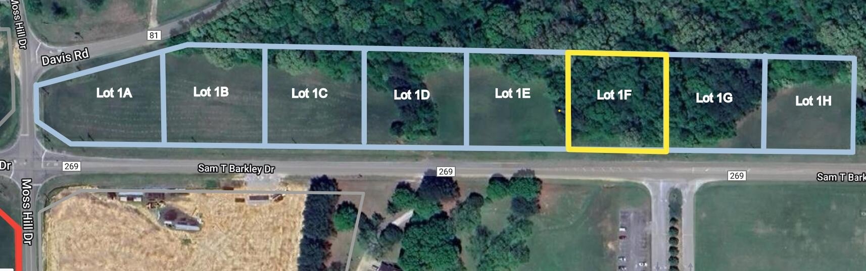 Single Family - Lot 1F Sam T Barkley Road, New Albany, MS