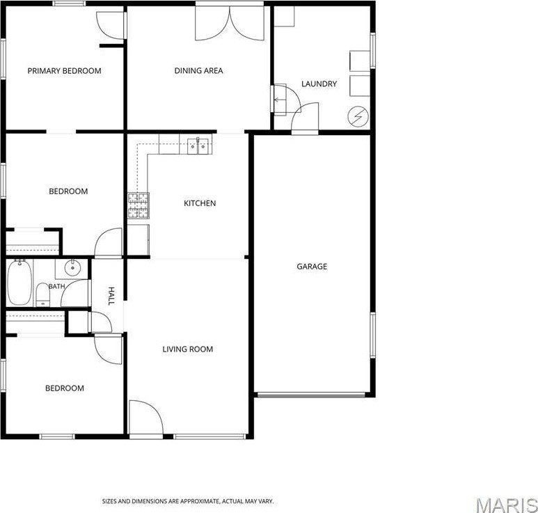 Single Family 3BR 1BA - 729 Dugger Street, Bethalto, IL