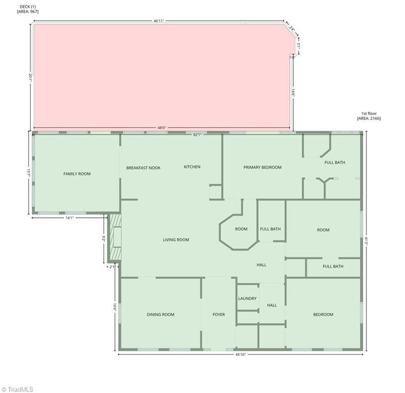 Single Family 2BR 3BA - 3910 Waterton Road, Summerfield, NC