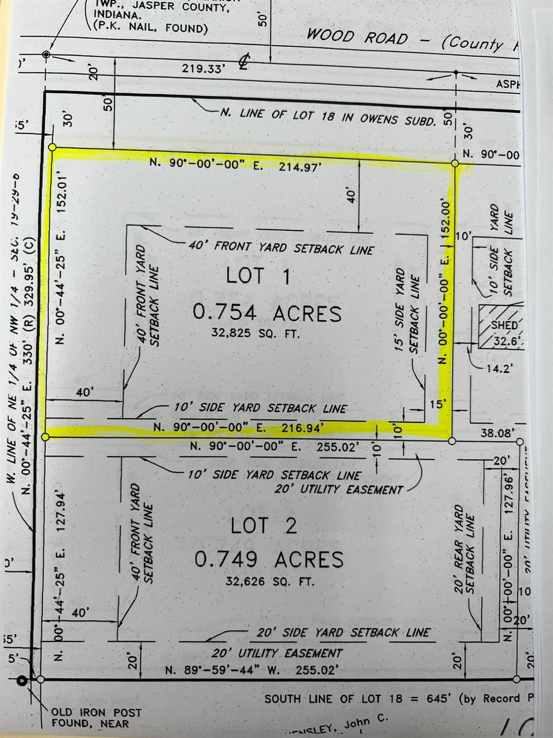 0-lot 1 Wood Rd  