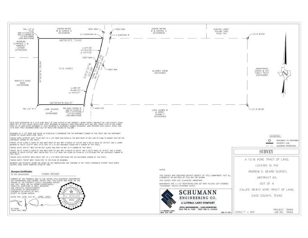 Plots and Land - 10631 FARM TO MARKET  250, Naples, TX