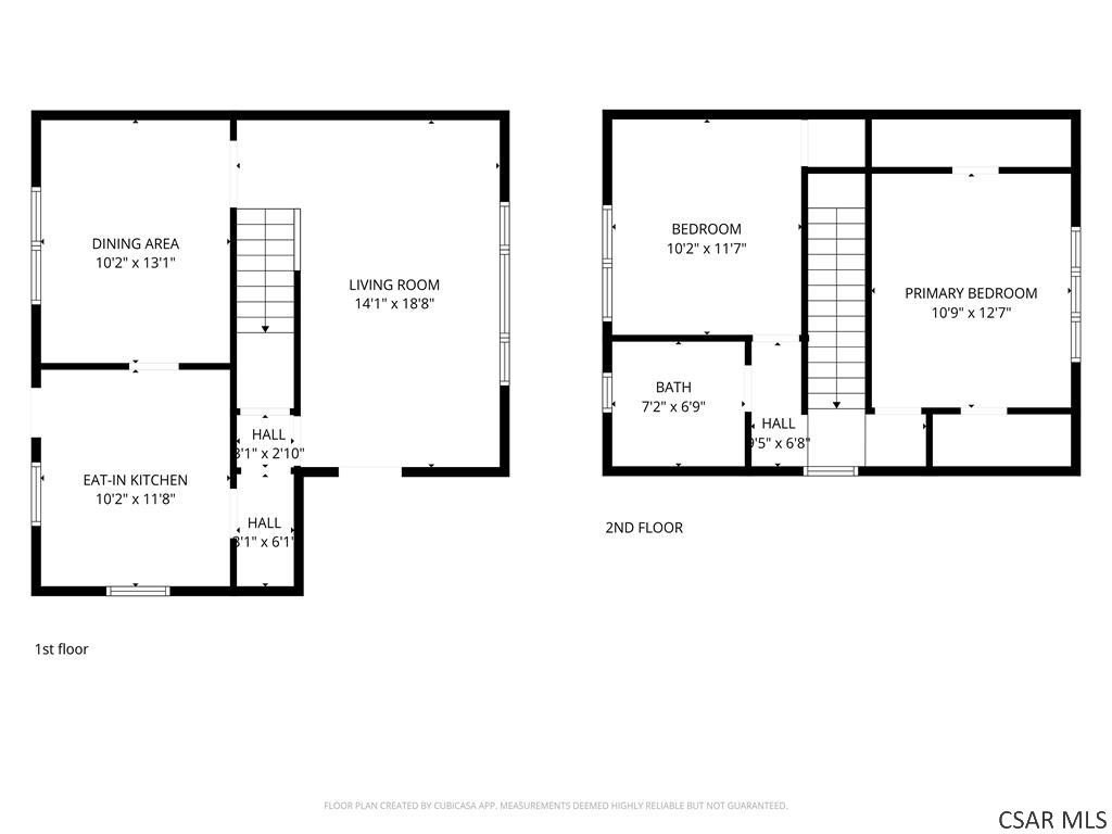 Single Family 2BR 1BA - 1821 Ruby Street, Johnstown, PA