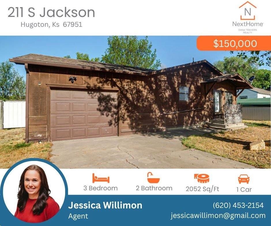 Single Family 3BR 2BA - 211 South Jackson Street, Hugoton, KS