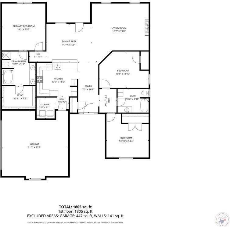 Other 3BR 2BA - 116 Corley Cr, Wake Village, TX
