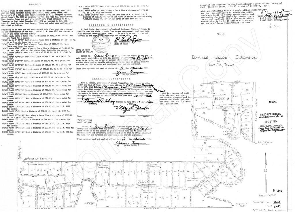 Plots and Land - Tbd Tayshas Woods Lot 42 Fm 2101, Quinlan, TX