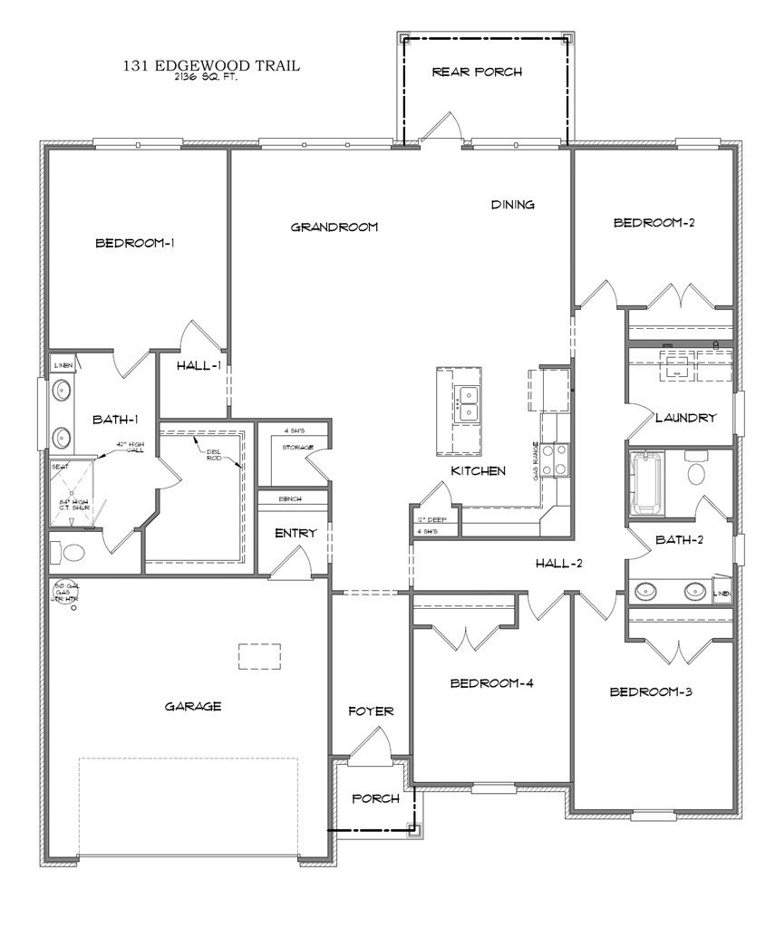 Single Family 4BR 2BA - 131 Edgewood Trail, Headland, AL