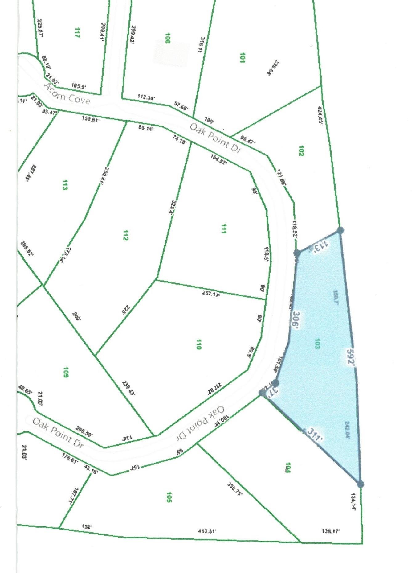 Lot 103 Oak Point Dr Dr  
