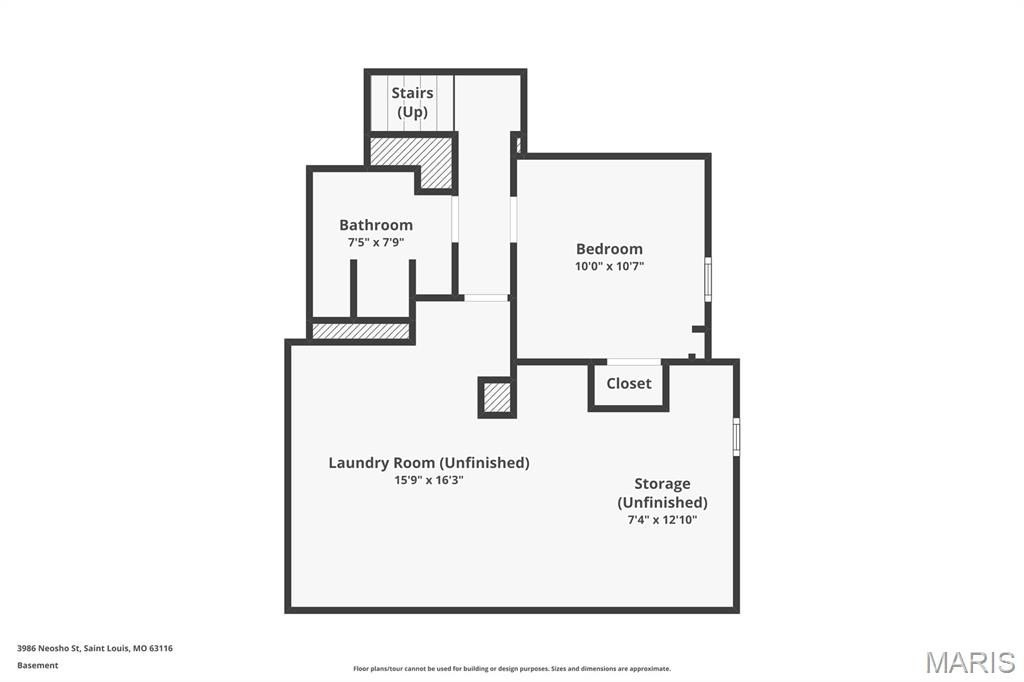 Single Family 1BR 2BA - 3986 Neosho Street, St Louis, MO