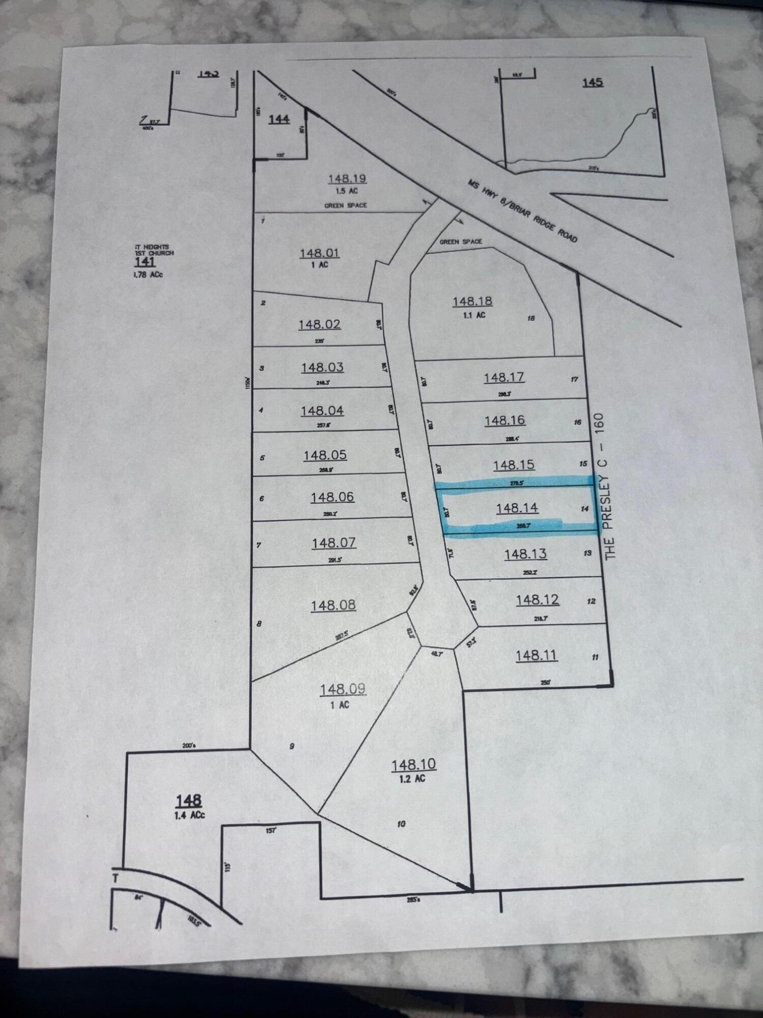 Single Family - Lot 14 Whitley Ln., Tupelo, MS