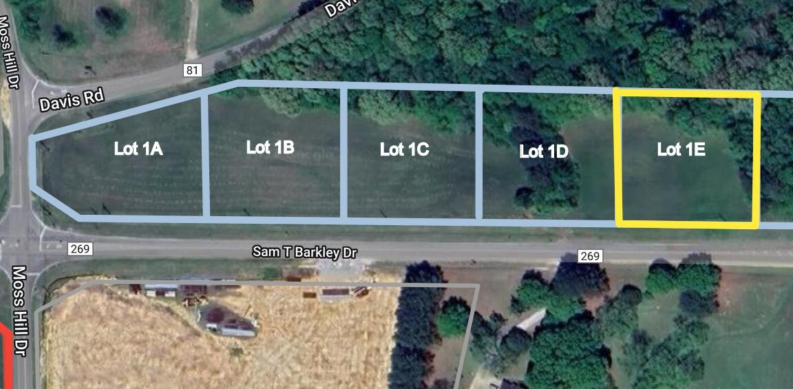 Single Family - Lot 1E Sam T Barkley Road, New Albany, MS