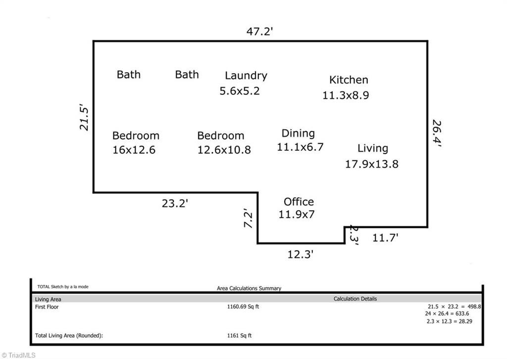 Condo 2BR 2BA - 4290 Cedarcroft Court, Greensboro, NC