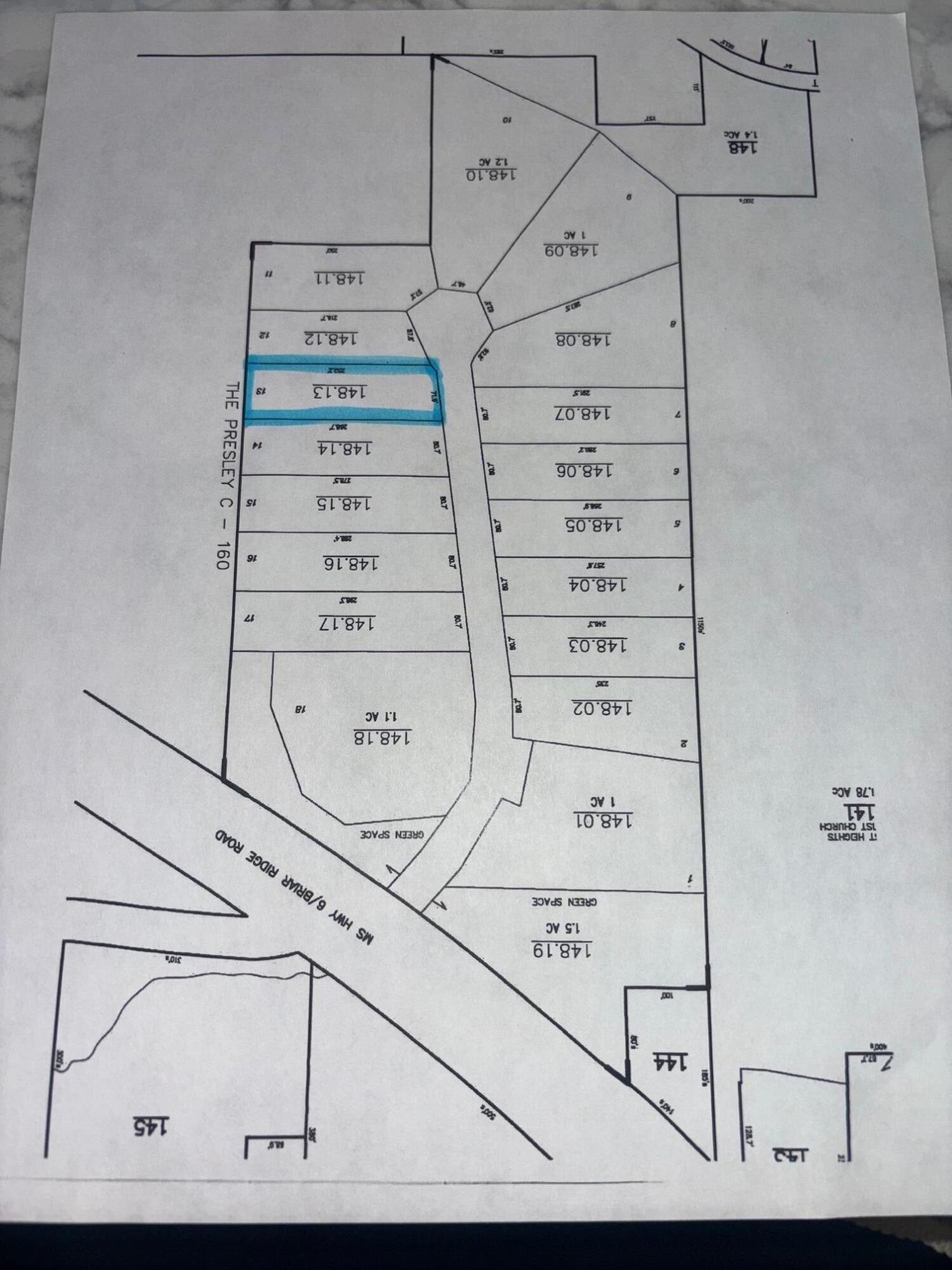 Single Family - Lot 13 Whitley Ln., Tupelo, MS