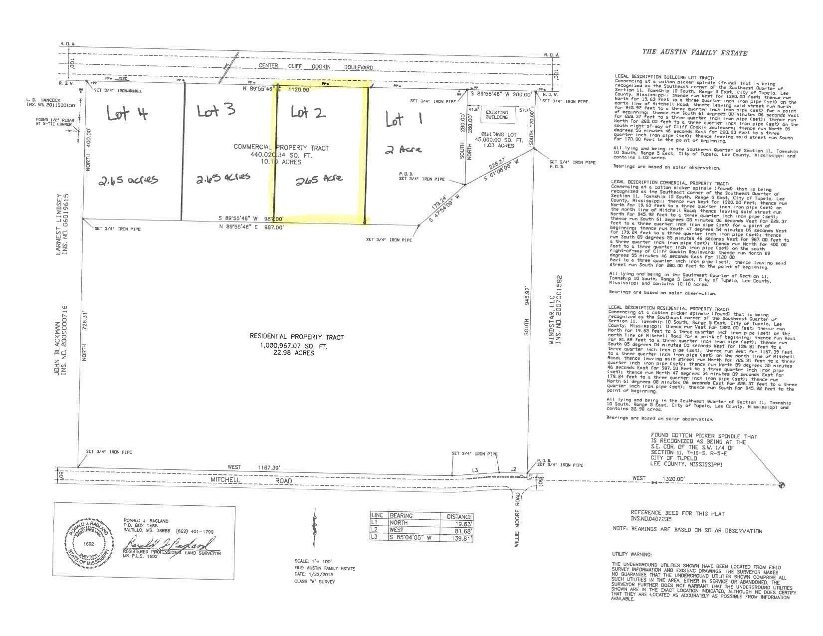 Single Family - Lot 2 Cliff Gookin Blvd., Tupelo, MS