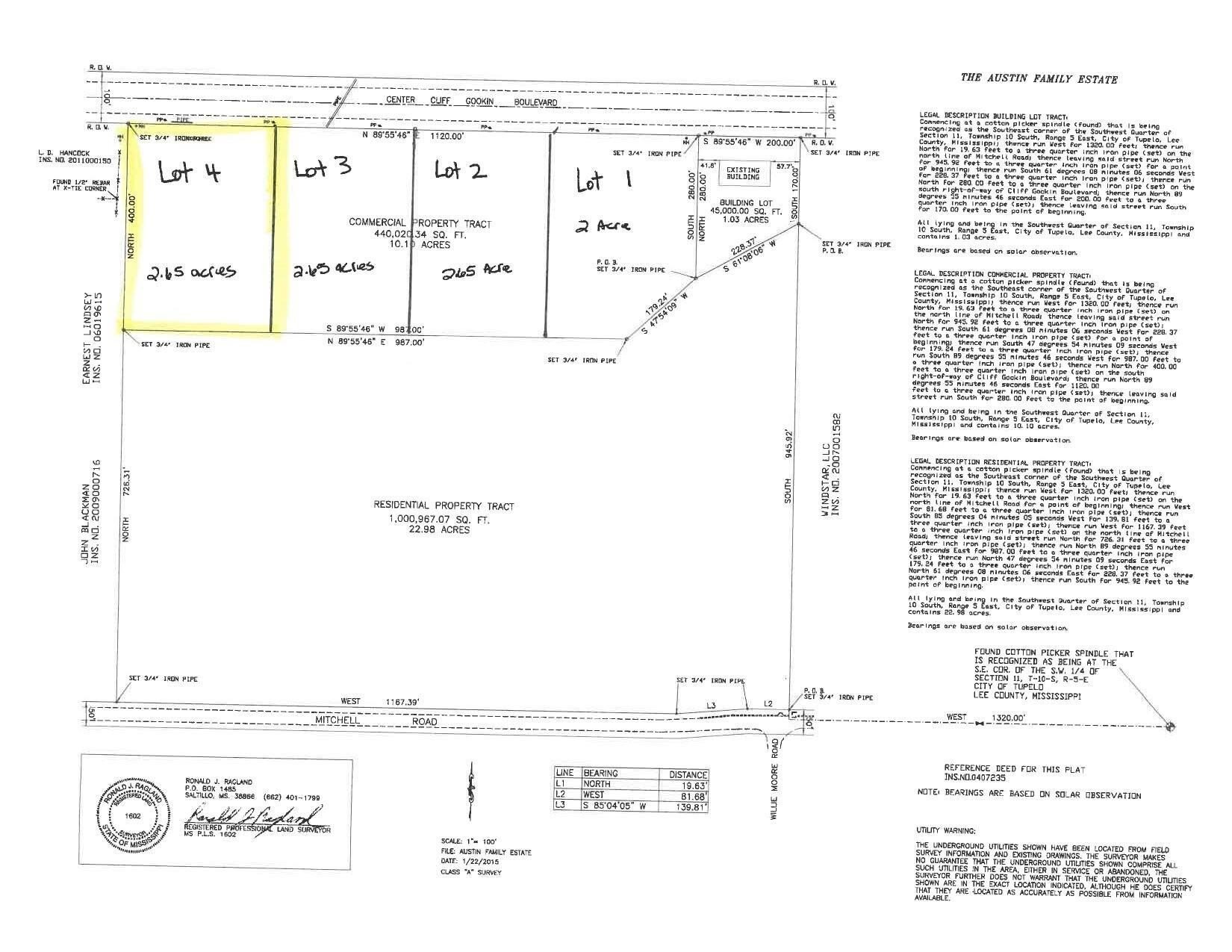 Single Family - Lot 4 Cliff Gookin Blvd., Tupelo, MS