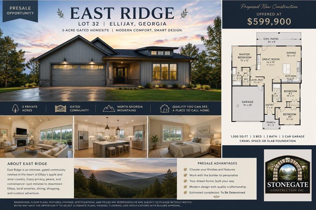 Other 3BR 2BA - E Ridge Lane lot: 32, Ellijay, GA