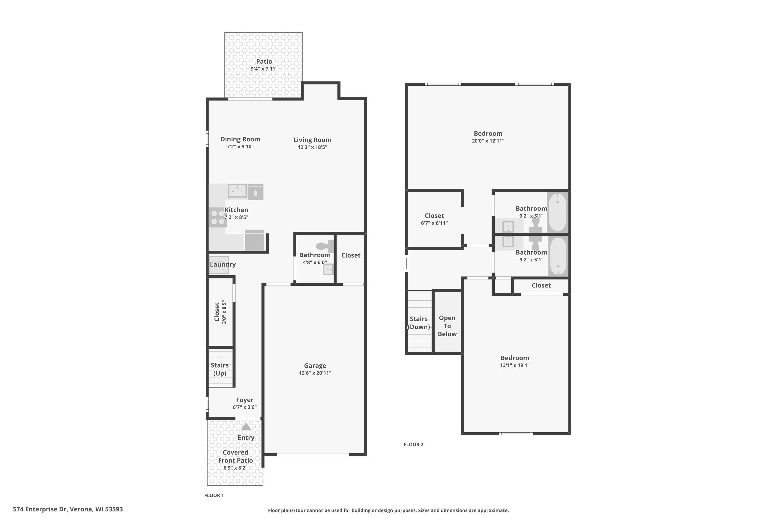 Single Family 2BR 3BA - 574 Enterprise Drive, Verona, WI