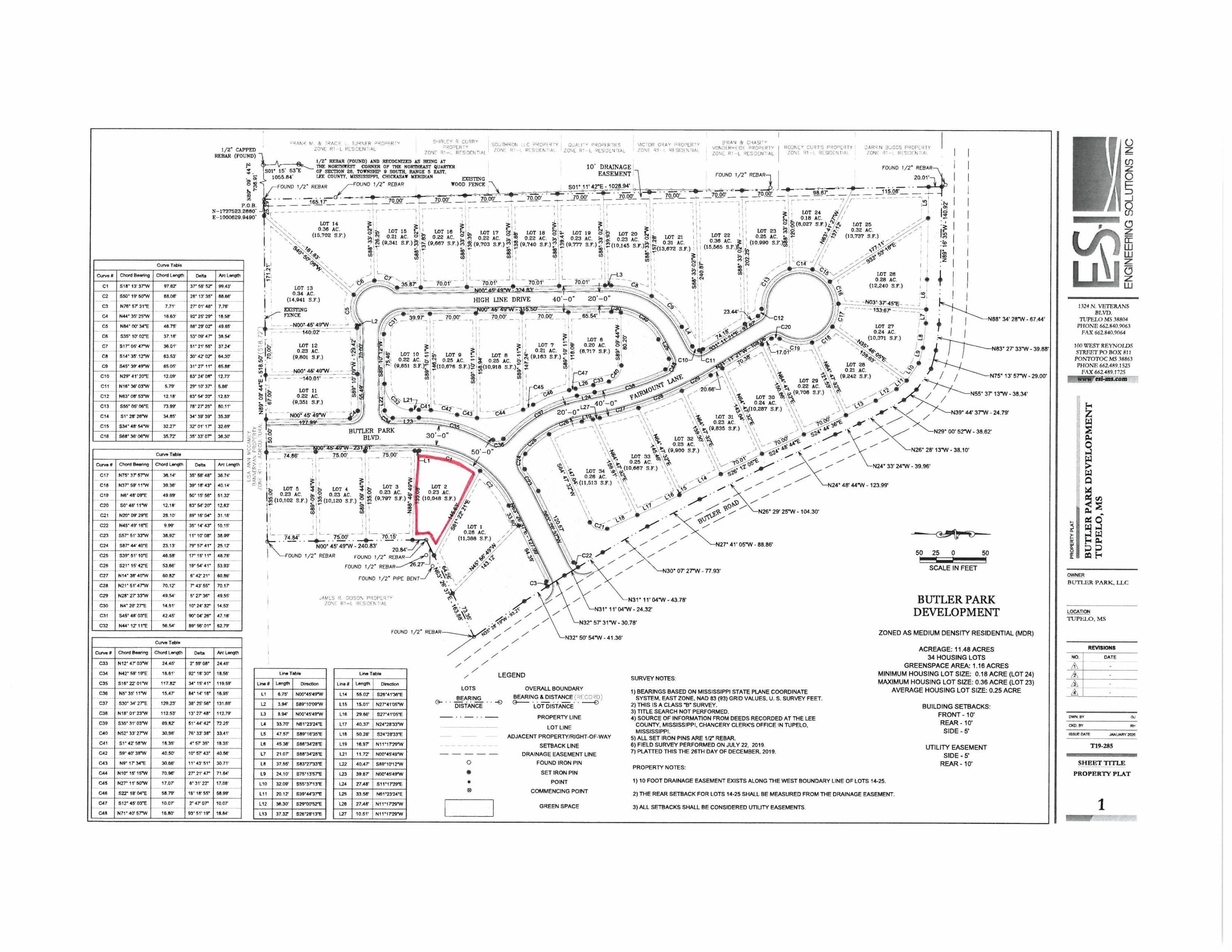Single Family - 1314 Butler Park Blvd., Tupelo, MS
