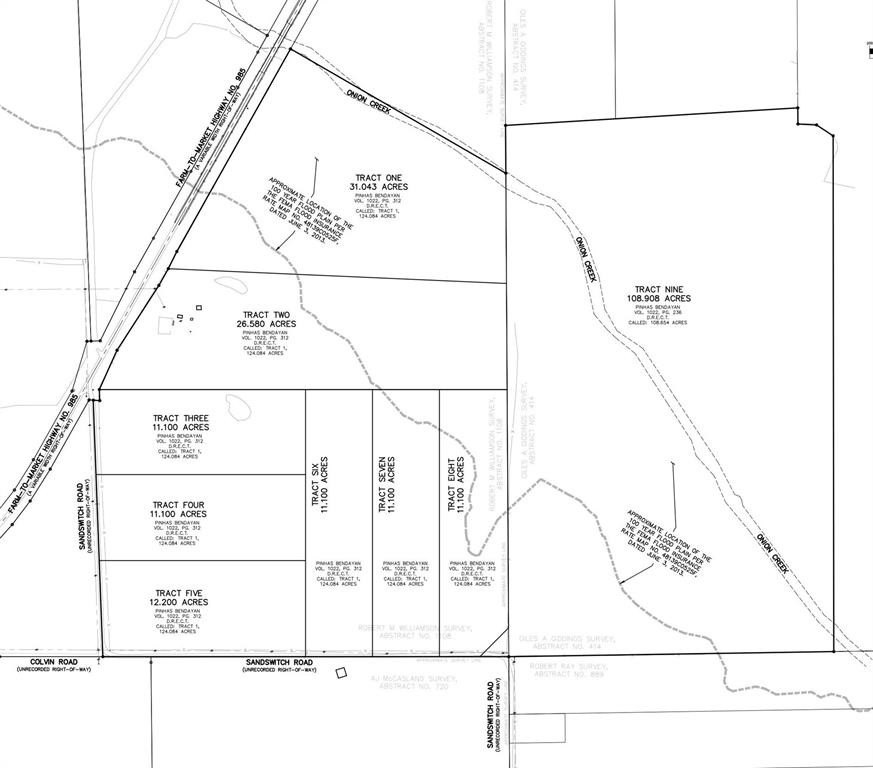 Plots and Land - 108.908ac Sandswitch Road, Ennis, TX