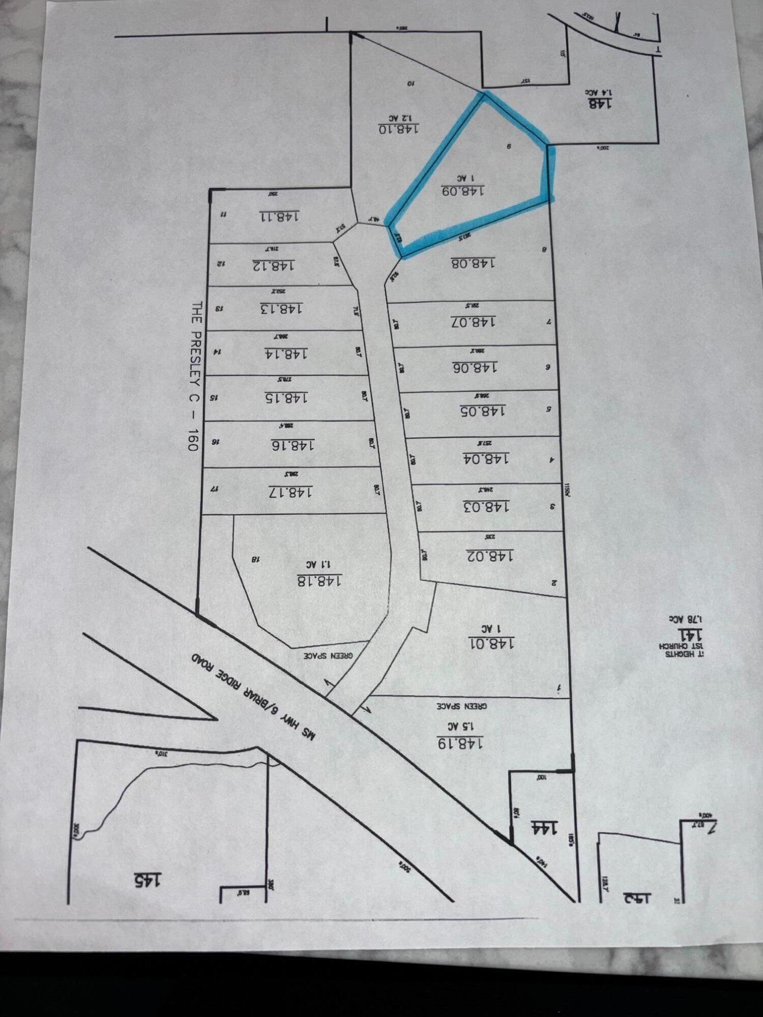 Single Family - Lot 9 Whitley Lane, Tupelo, MS