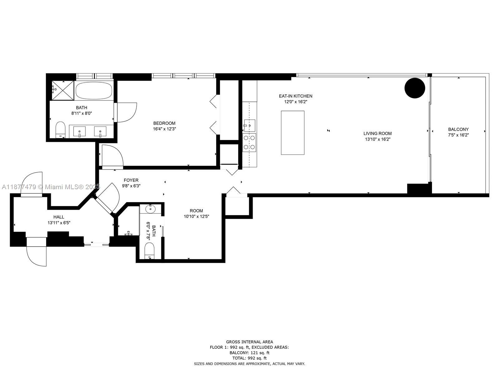 Condo 1BR 2BA - 650 NE 32ND ST, Miami, FL