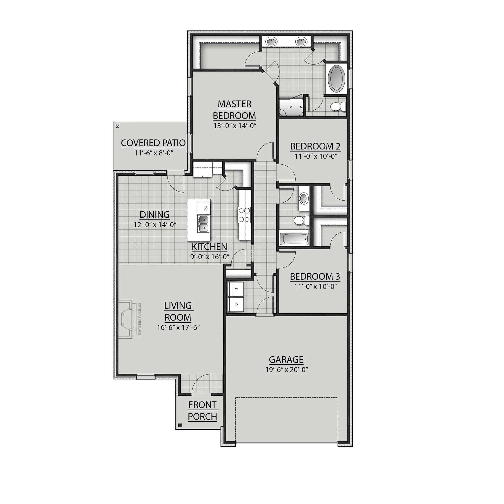 Single Family 3BR 2BA - 1265 Little Cypress Loop, Orange, TX