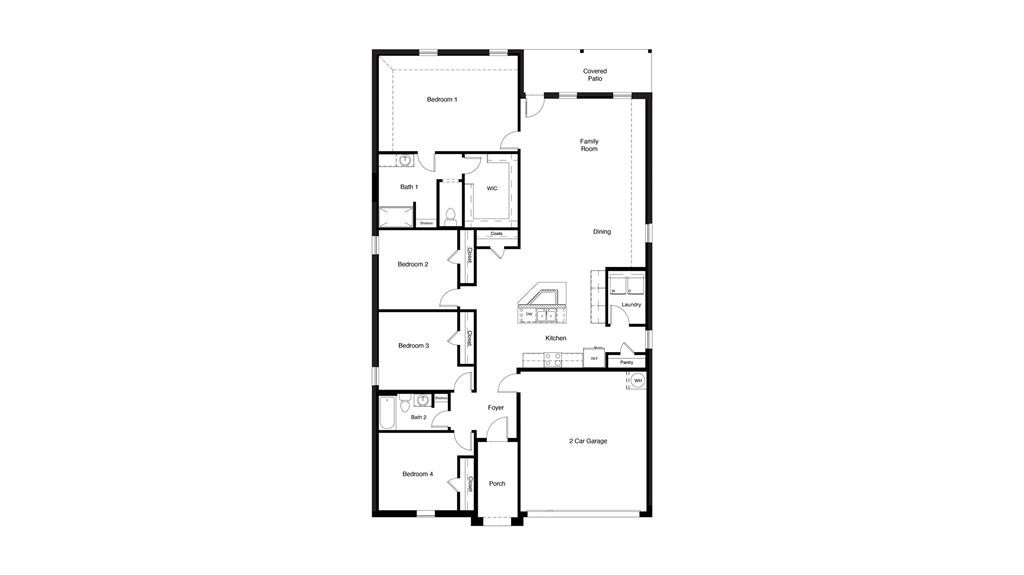 Single Family 4BR 2BA - 2221 JOHNNY CASH Drive, Fort Worth, TX